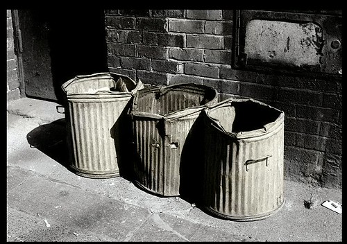 3 old bins