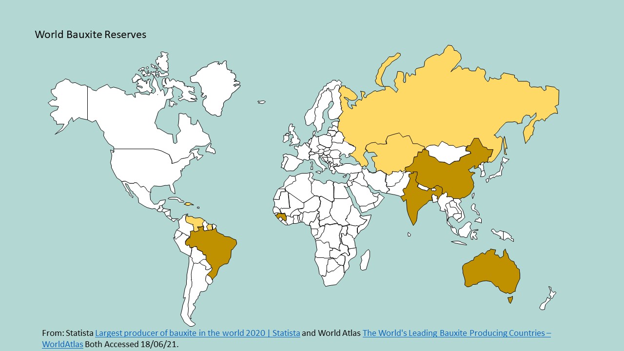 Bauxite Map Resources