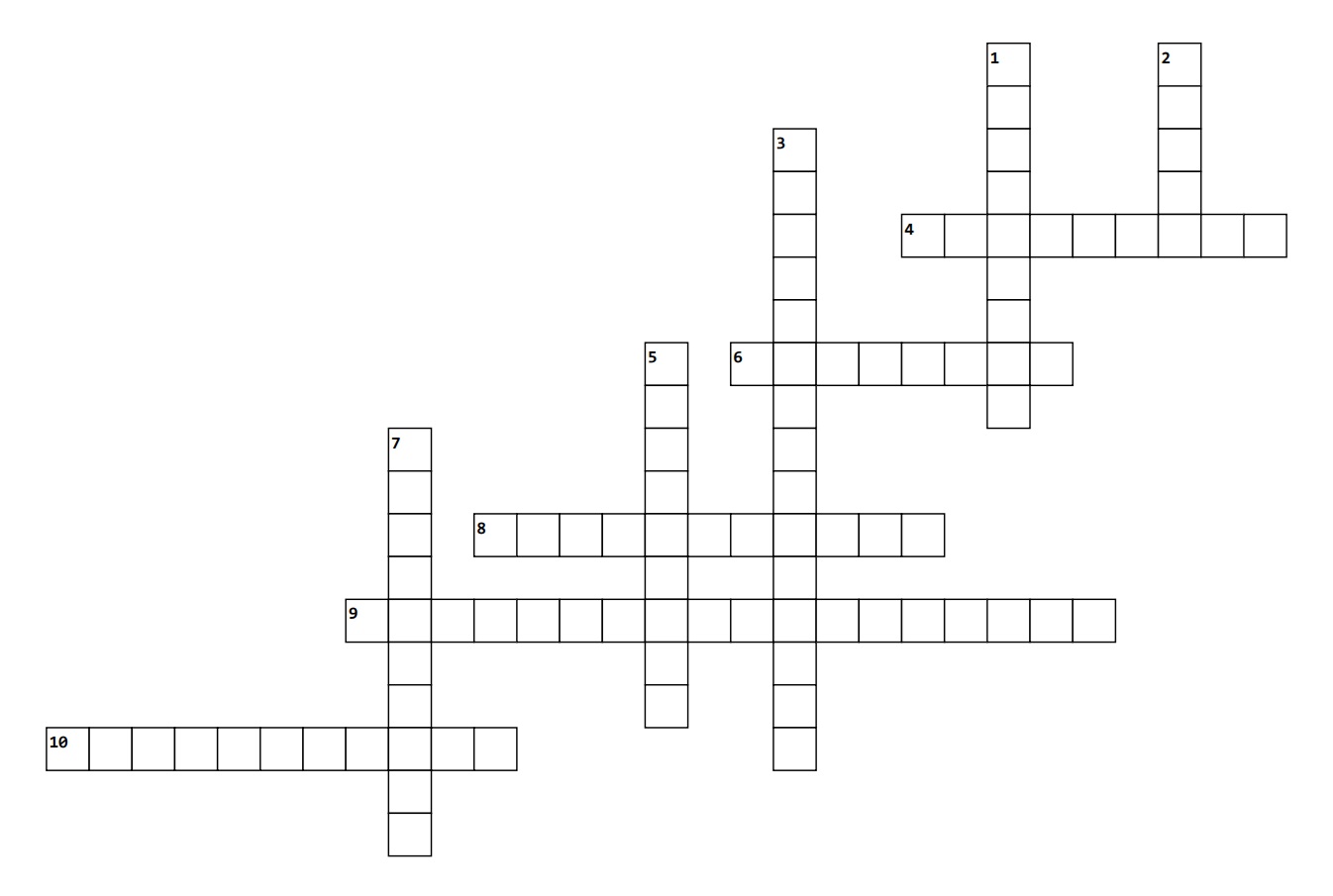 Food Waste Crossword