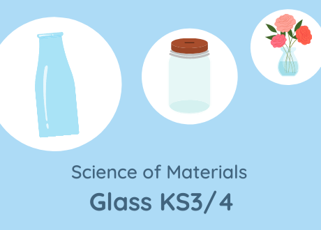 Icon for science of materials worksheets glass Key Stage 3-4