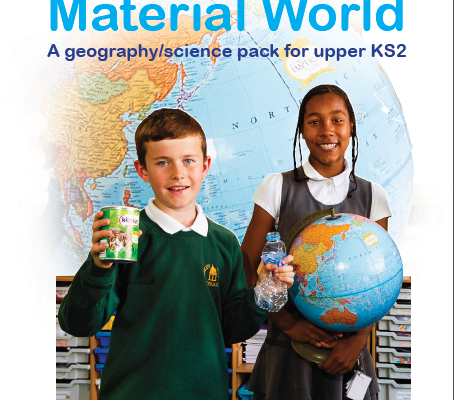 Front cover of the Material World resource pack for teachers