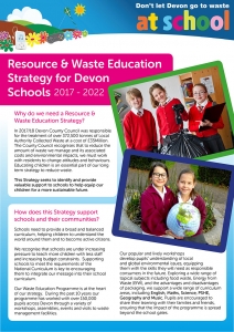 Screenshot of Summary of 2017-2022 Resource and Waste Education Strategy