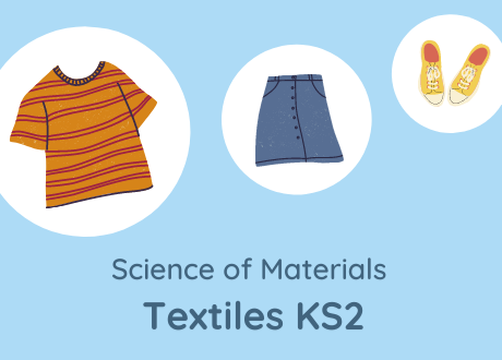 Activity Icon Science of Materials Textiles KS2