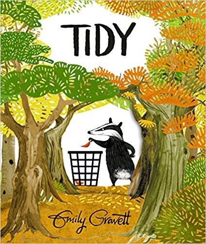 Tidy_book_cover Book cover of children's book Tidy by Emily Gravett