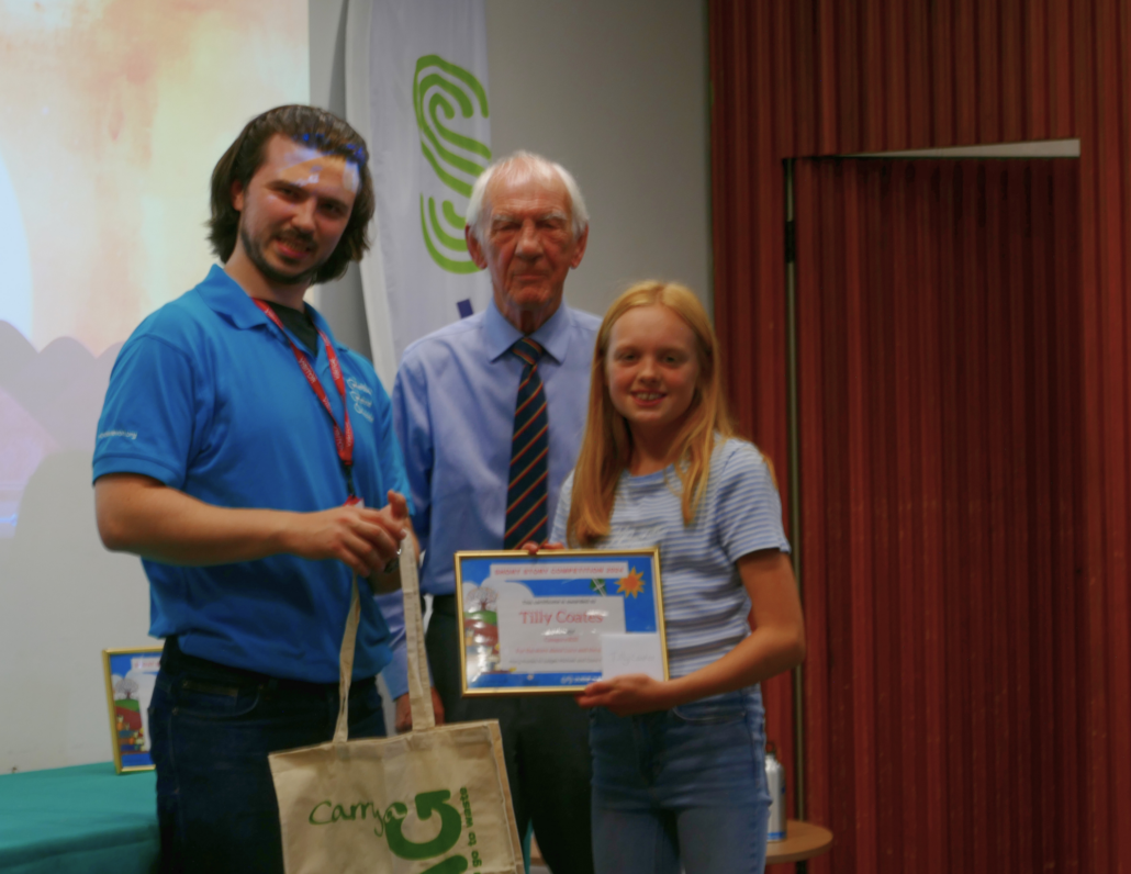Story award ceremony Story award ceremony with prizes being given out