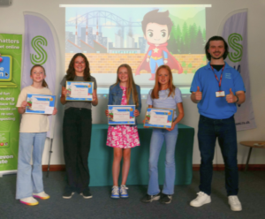 Story award ceremony Story award ceremony with prizes being given out