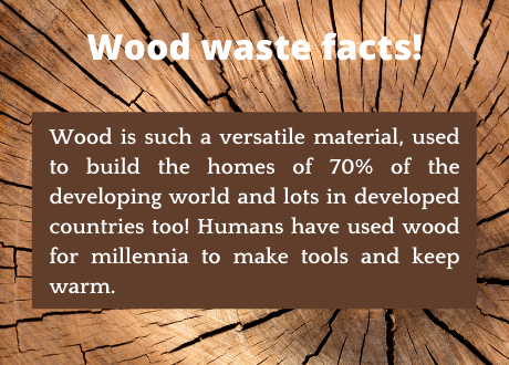 Wood facts 1 Wood is such a versatile material, used to build the homes of 70% of the developing world and lots in developed countries too! Humans have used wood for millennia to make tools and keep warm.