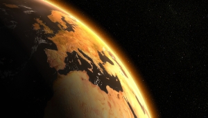 Satellite image of the earth