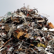 Scrapheap of metal and other materials Scrapheap of metal and other materials