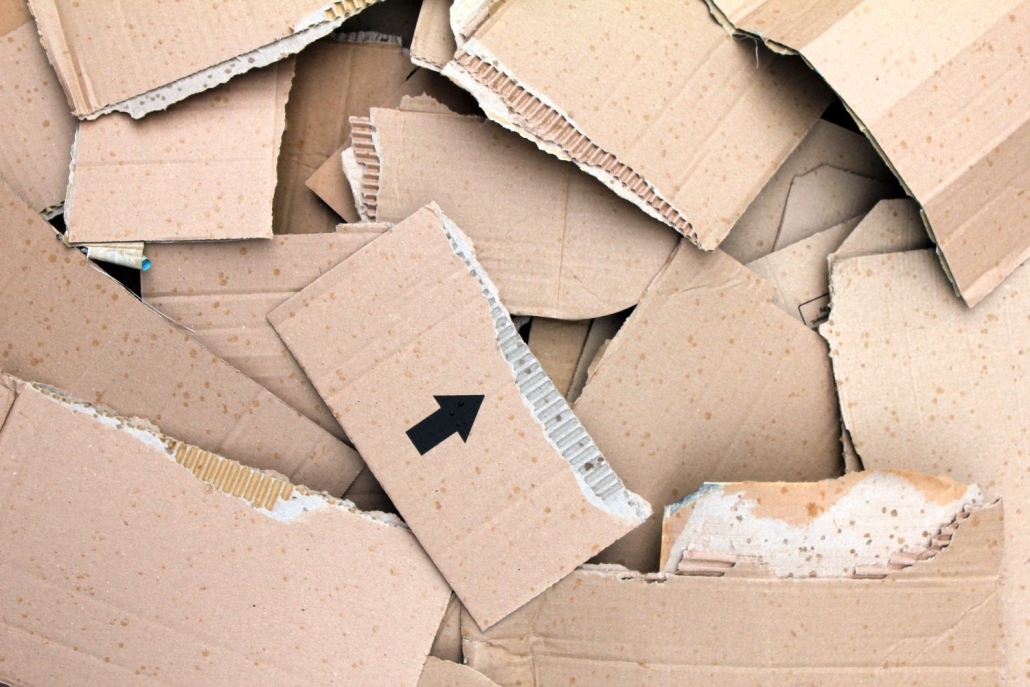 Ripped cardboard